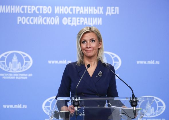 Maria Zakharova, porte-parole du ministère russe des Affaires étrangères.