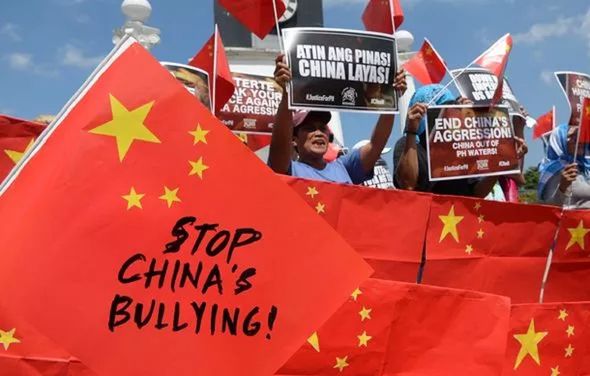 Protestations contre la domination de la Chine