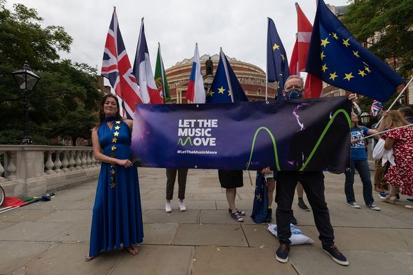 Les musiciens protestent contre l'accord du Brexit