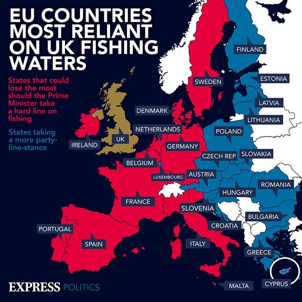 Les pays de l'UE les plus dépendants des eaux britanniques
