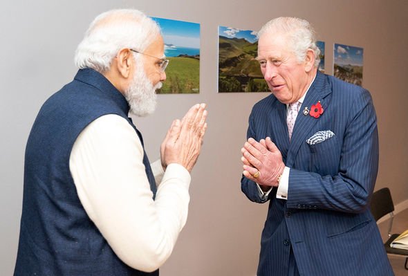 Narendra Modi et le Prince Charles