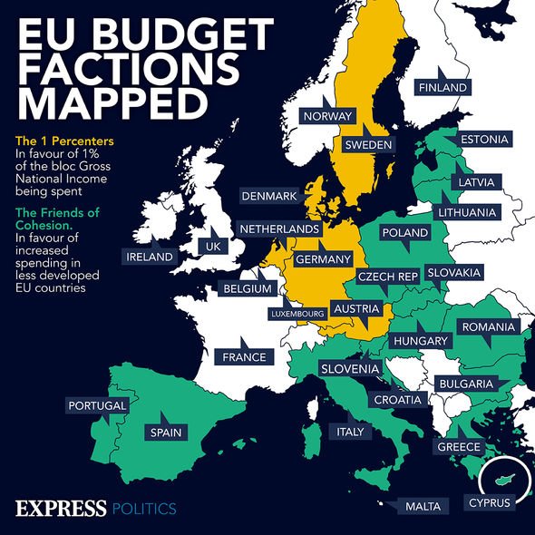 Les factions du budget de l'UE cartographiées