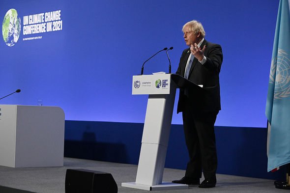 Boris Johnson au sommet de la COP26