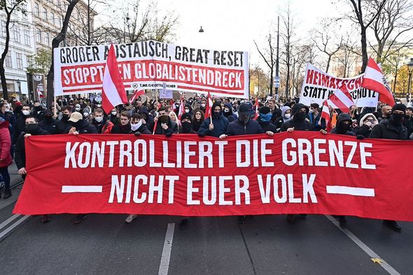 Protestation en Autriche