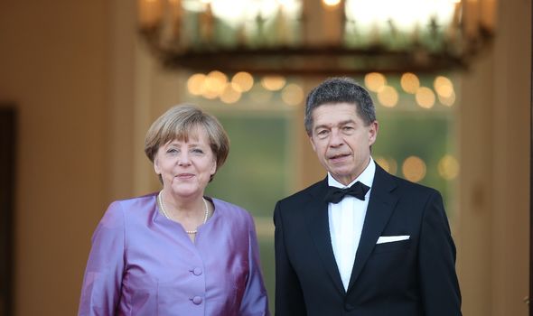 Angela Merkel et son mari Joachim Sauer. 