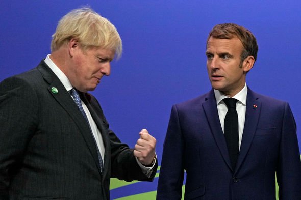 Boris Johnson et Emmanuel Macron
