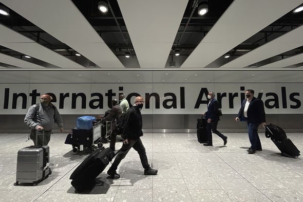 Arrivées internationales à l'aéroport d'Heathrow