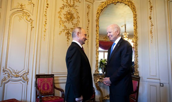 Vladimir Poutine et Joe Biden