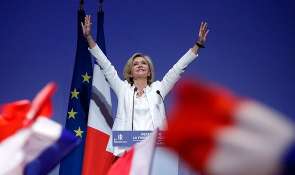 Valérie Pecresse, candidate à la présidentielle française de droite