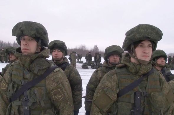 Les troupes du Kazakhstan