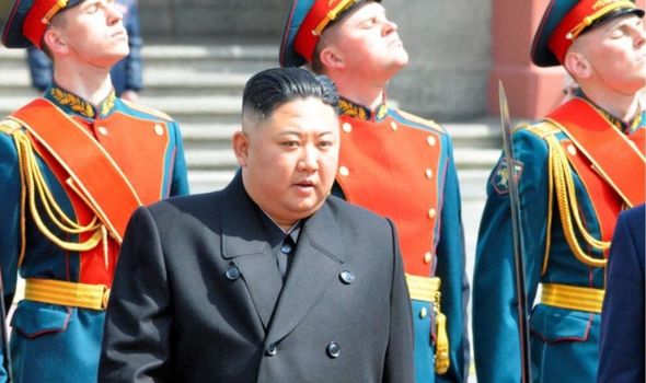 Photo de Kim Jong-un en Russie