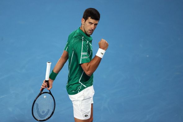 La star du tennis serbe Novak Djokovic