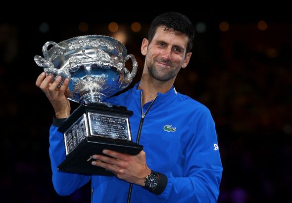 Djokovic est 20 fois champion du Grand Chelem.