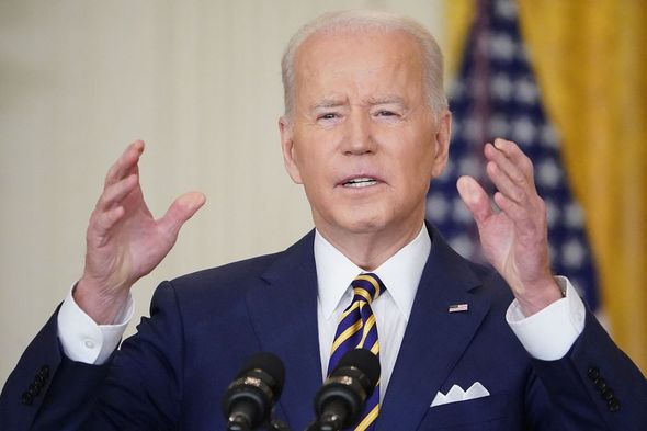 Joe Biden s'est adressé à une conférence de presse depuis la Maison Blanche.