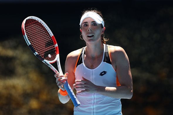 Cornet est de retour au quatrième tour pour la première fois depuis qu'elle était adolescente à l'Open d'Australie 2009.
