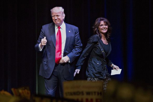 Sarah Palin avec Donald Trump