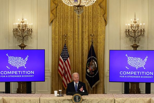 Le président Joe Biden lors de la conférence de presse