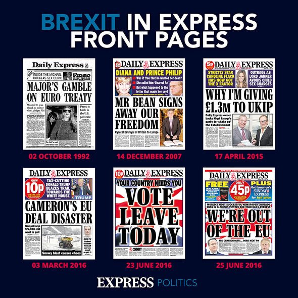 Brexit : à la une de l'Express