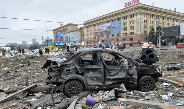 Kharkiv a été la cible de bombardements des forces militaires russes.
