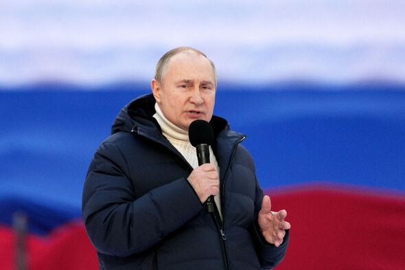 Discours de Poutine au rassemblement