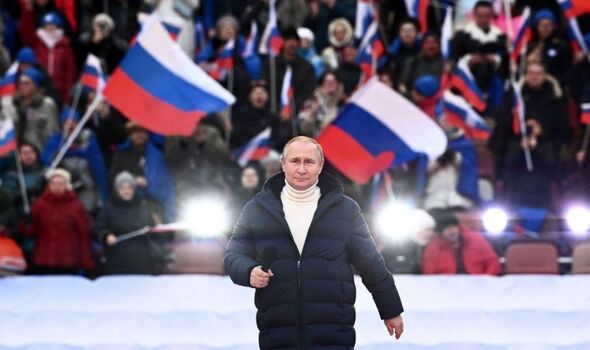 Poutine : Lors d'un rassemblement à Moscou