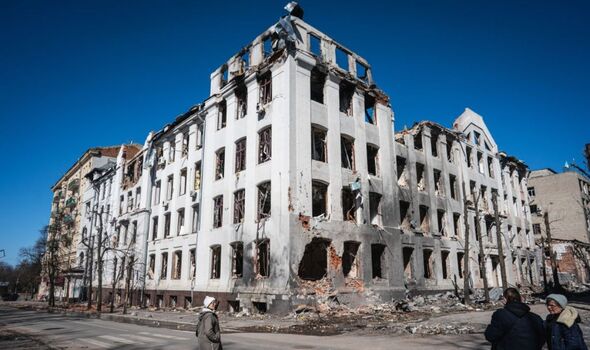 Ukraine : Dégâts dans la ville de Kharkiv