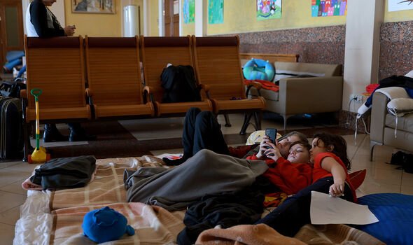 ukraine russie réfugiés dernière photo