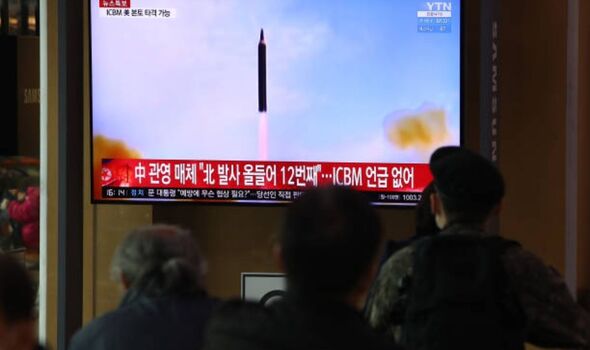 Lancement d'ICBM à la télévision nord-coréenne
