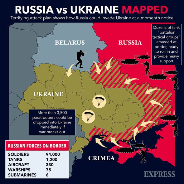 Ukraine : Le rôle de la Biélorussie dans le conflit est représenté sur une carte