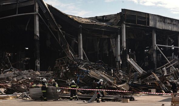 Destruction à Kiev