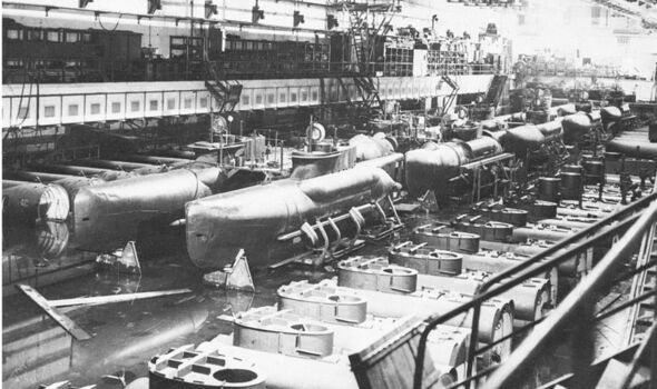 Les U-boats : L'une des usines de sous-marins de l'Allemagne nazie.
