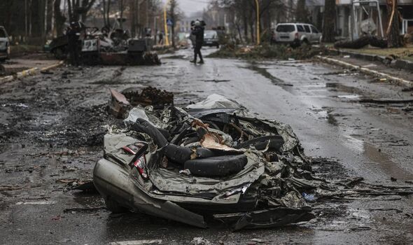 destruction en Ukraine