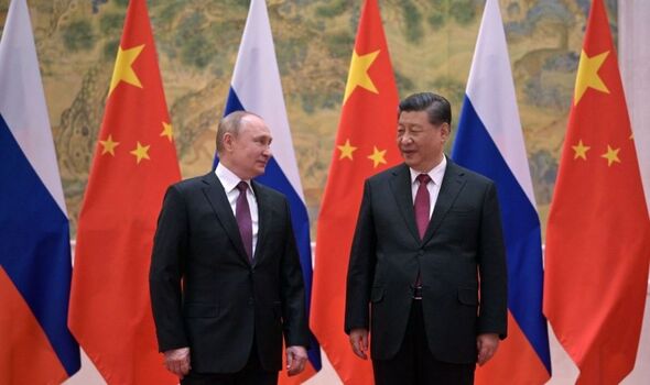 Vladimir Poutine et Xi Jinping 