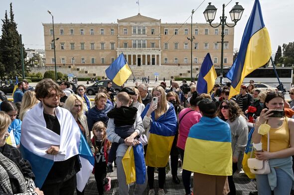 Les Ukrainiens vivant en Grèce se sont réunis pour écouter