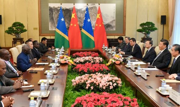Accord entre la Chine et les îles Salomon 