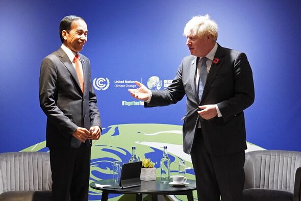 Boris Johnson rencontre le Premier ministre indonésien