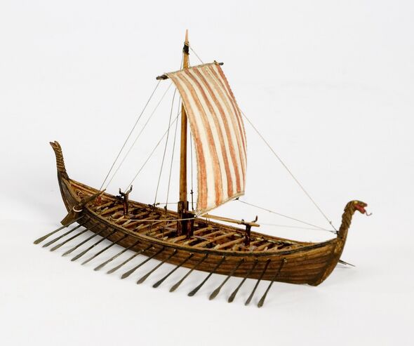 Un modèle de navire viking