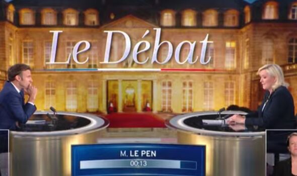 débat électoral français macron le pen