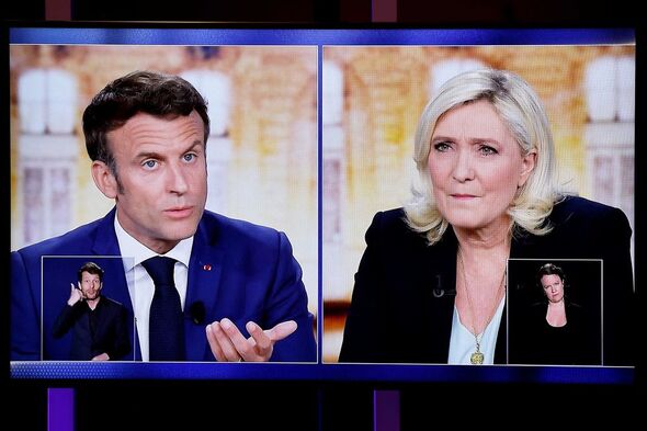Macron et Marine le pen