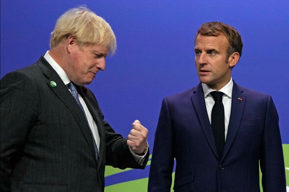 Emmanuel Macron et Boris Johnson