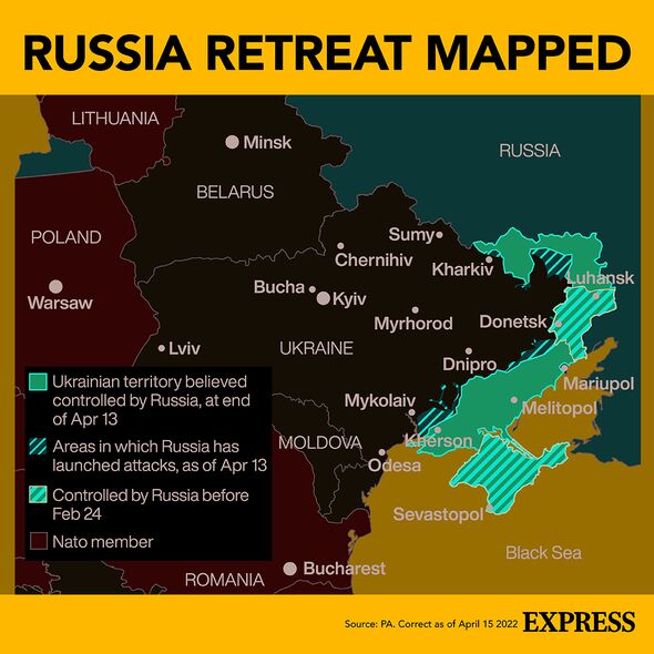 Les reculs de la Russie cartographiés
