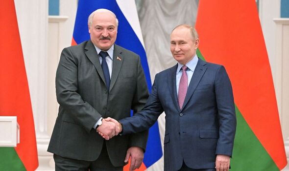 Poutine et Alexandre Loukachenko