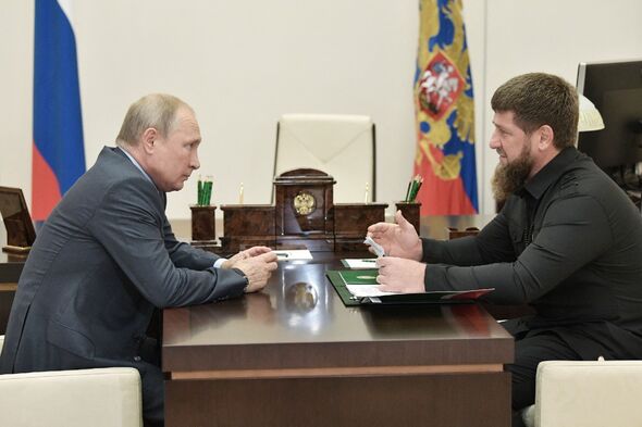 Kadyrov et Poutine