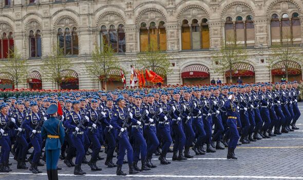 Défilé du Jour de la Victoire aujourd'hui à Moscou 