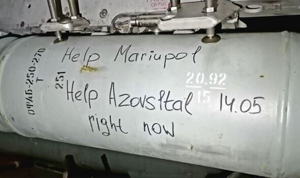 Une bombe russe destinée à Mariupol