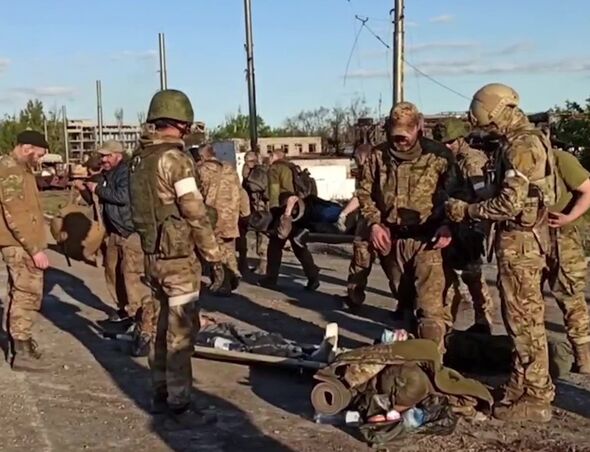 La Russie a publié des images vidéo de soldats évacués