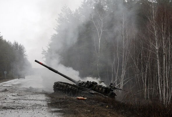 Guerre en Ukraine : Char russe