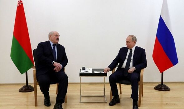putin et le président biélorusse 