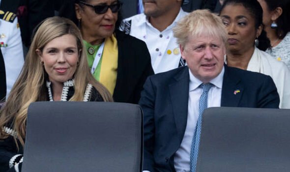 Boris Johnson photographié lors du jubilé de platine.