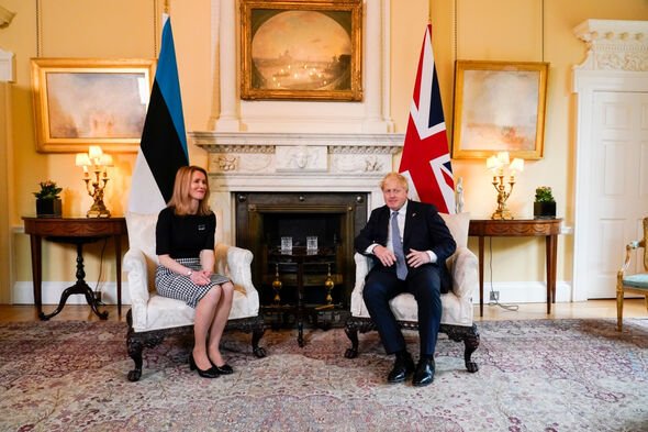 Kaja Kallas a rendu visite à Boris Johnson avant son vote décisif pour la direction du parti, lundi.